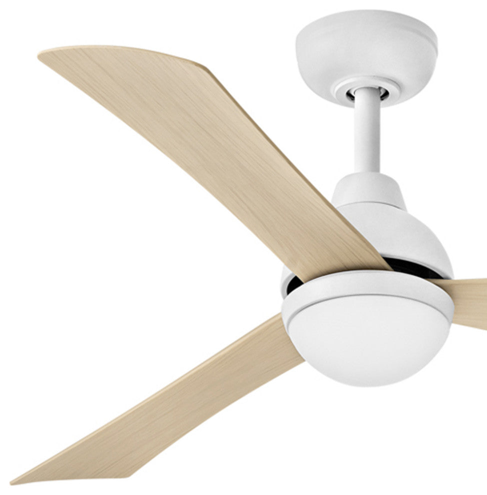 Hinkley Una LED Ceiling Fan, Matte White, 44"
