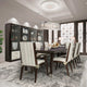 AICO Furniture Paris Chic 10 Piece Dining Table Set