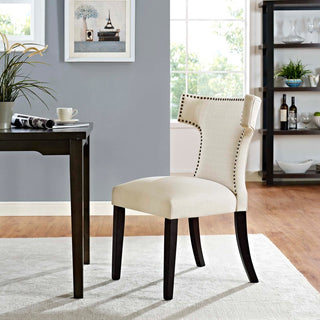 Curve Dining Chair, Beige