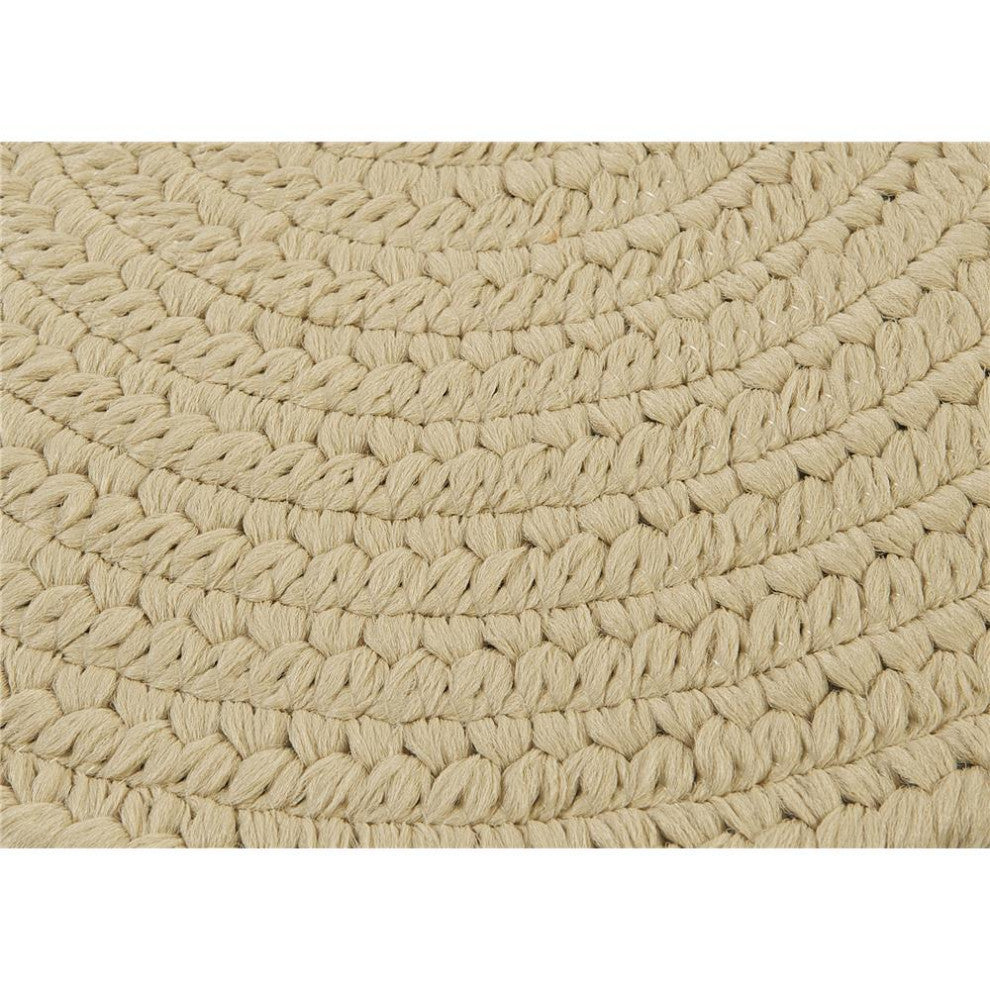 Colonial Mills Rug Reversible Flat-Braid, Oval Runner Linen Runner, Oval