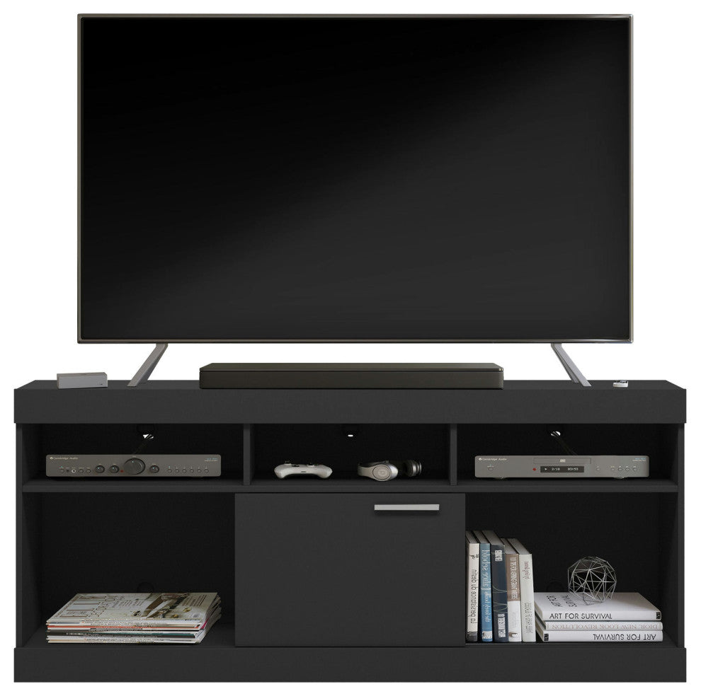 Techni Mobili Entertainment Stand for TVs Up to 61", Black