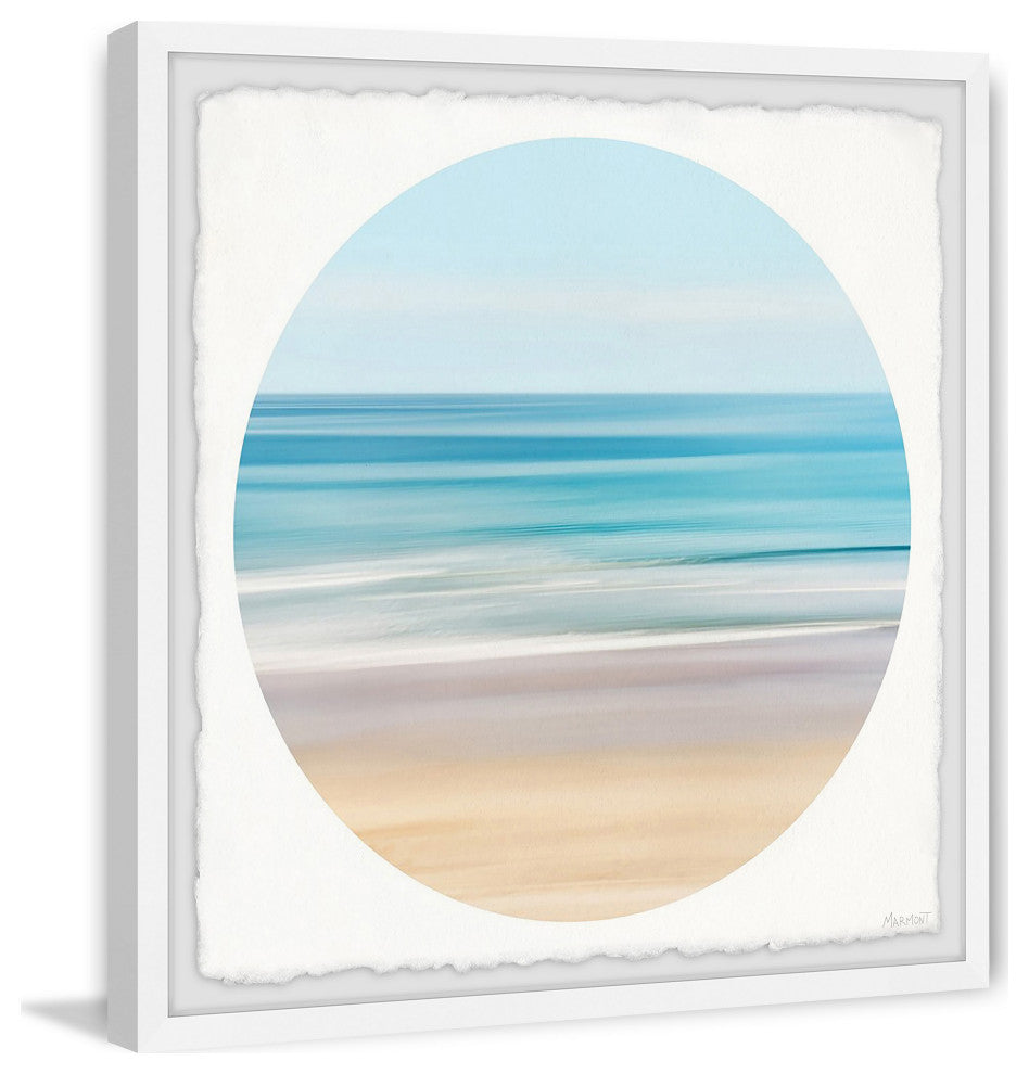 "Find the Endless Sea" Framed Painting Print, 18x18
