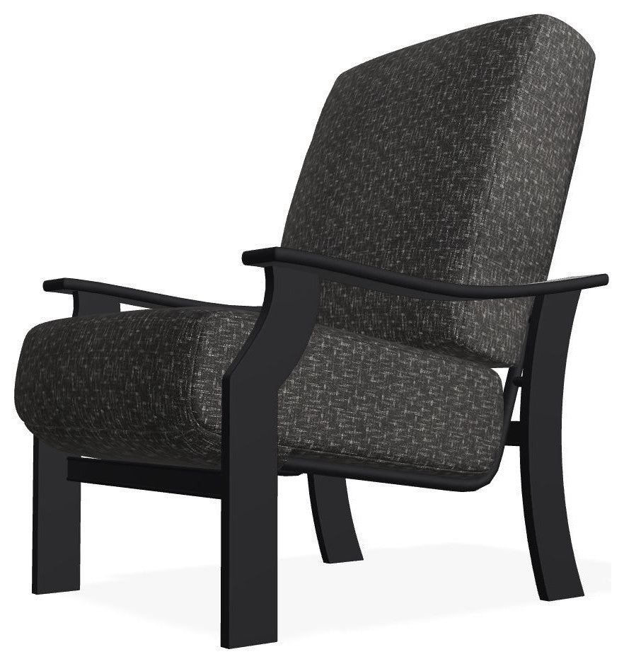 St. Catherine Deep Seat Outdoor Armchair, Hither Char/Black