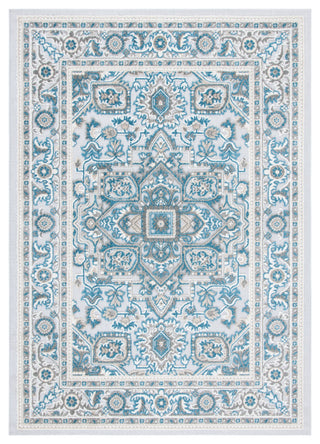 Safavieh Indoor-Outdoor Cabana Collection, CBN680 Rug, Navy/Grey, 3'x5'