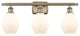 Innovations 516-3W-AB-G651-6-LED 3-Light Bath Vanity Light, Antique Brass