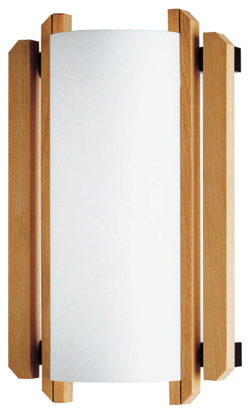 Trommel Wall Sconce - Beech