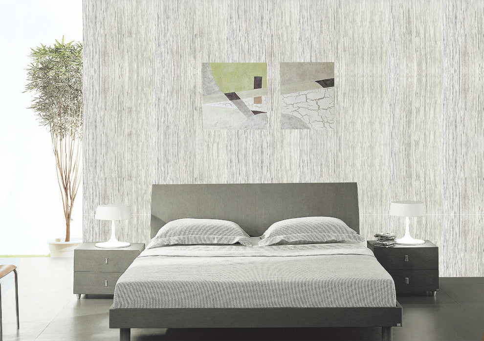 Legion Furniture Stripes Wall Paper, Off-White, 36"x18'