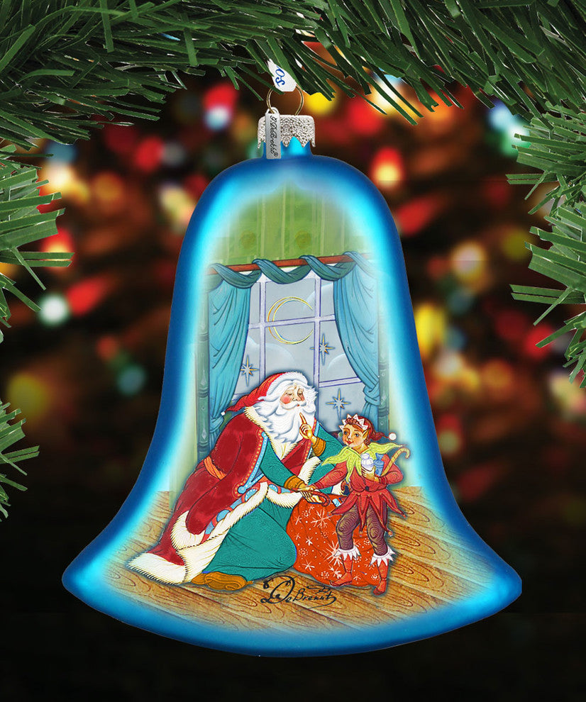 Warming Up With Santa Ornament