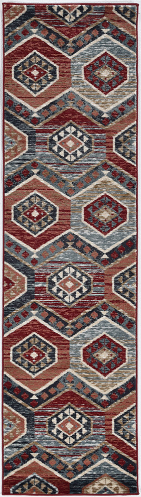 KAS Chester 5630 Red Artisan Area Rug, 9'x12'