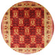 Ahgly Company Indoor Round Mid-Century Modern Area Rugs, 3' Round