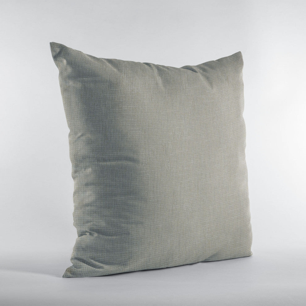 Travertine Waffle Textured Solid Luxury Throw Pillow, 20"x26" Standard