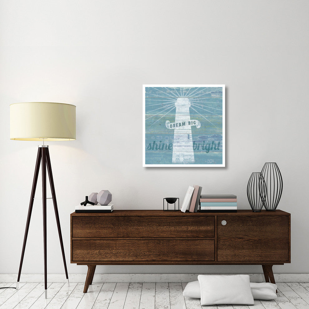 "Drift Lighthouse" Digital Paper Print by Sue Schlabach, 32"x32"