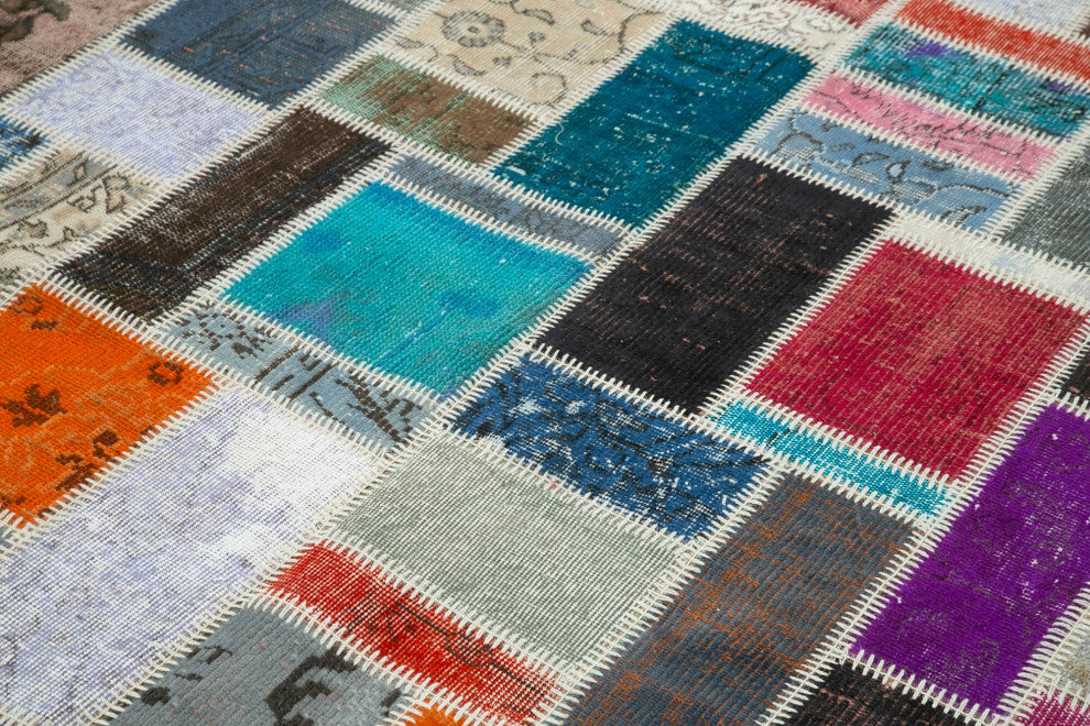 Rug N Carpet - Handmade Oriental 5' 8" x 7' 9" Antique Patchwork Area Rug