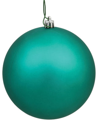 Vickerman 3" Teal Matte Ball Ornament, 12 per Bag