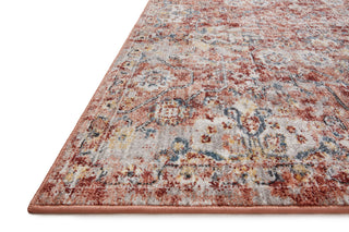 Loloi II Cassandra Rust / Ivory 18" X 18" Swatch Area Rug