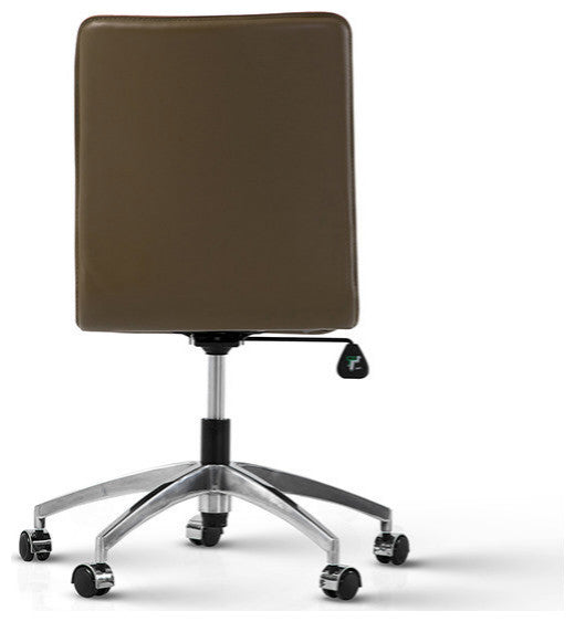 Perugia Top Grain Leather Office Chair, Ventura Leather, Amber