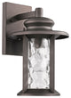 Owen 1-Light Rubbed Bronze Outdoor Wall Sconce 12"