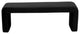 Minimalist Velvet Upholstered Bench, Black