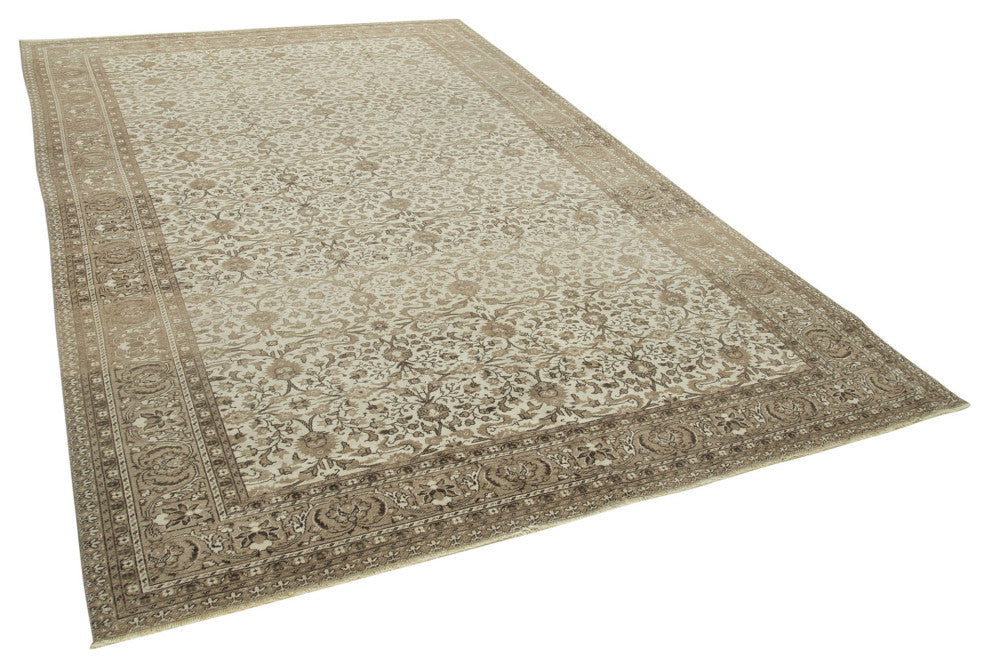 Rug N Carpet - Handwoven Turkish 7' 3'' x 10' 11'' Distressed Area Rug