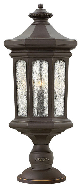 Hinkley Raley Large Post Top Or Pier Mount Lantern, Oil Rubbed Bronze