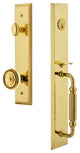 Fifth Avenue 1-Piece Dummy Handleset, F Grip and Soleil Knob, 849621