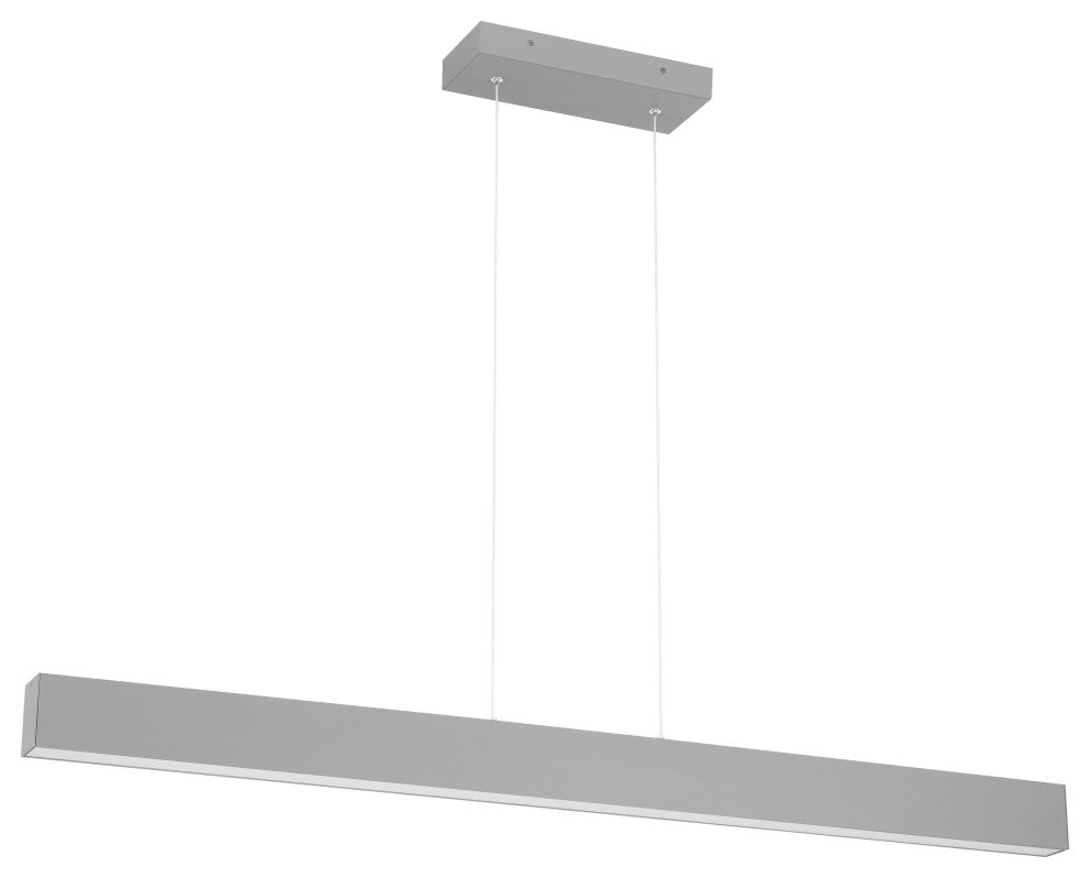 Form Dual Voltage LED Linear Pendant, Gray