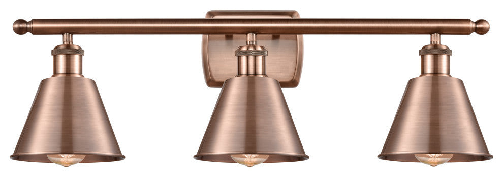INNOVATIONS LIGHTING 516-3W-AC-M8 Smithfield 3 Light Bath Vanity Light