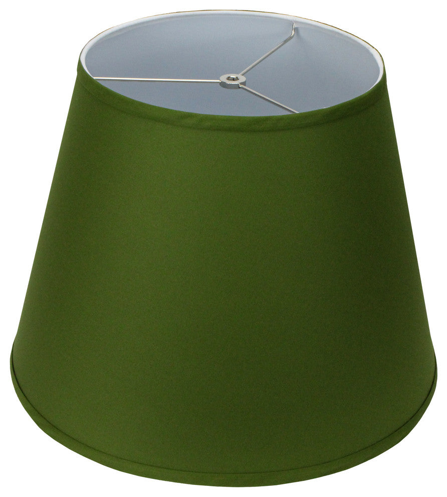 Fenchel Shades 11"x17"x13" Spider Attachment Empire Lamp Shade, Linen Avocado
