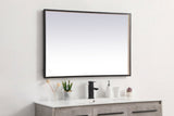 Modern Black Led Mirror