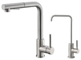 K130SK147S Single Handle Pull Down Kitchen Faucet With Cold Water Tap