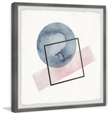 "Undecided Shapes" Framed Painting Print, 32"x32"