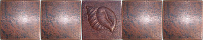 Snail III Hammered Copper Tile