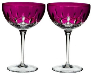 Waterford Crystal Lismore Pops Cocktail, Set of 2, Hot Pink