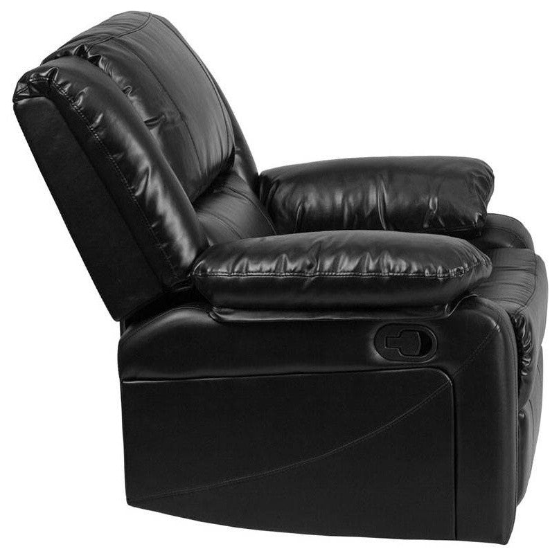 Harmony Series Black Leather Recliner
