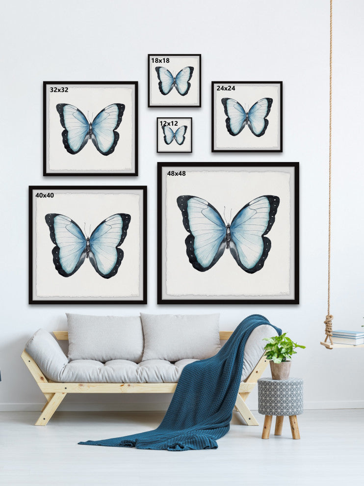 "Butterfly Dreams" Framed Painting Print, 12x12