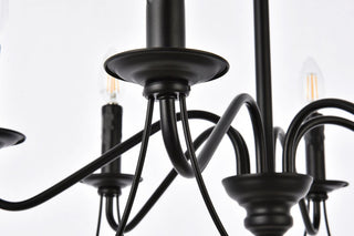 Winston 6-Light Pendant, Black