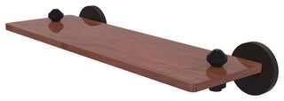 South Beach 16" Solid Wood Shelf, Oil Rubbed Bronze