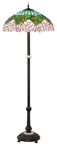 Meyda Lighting 229130 62" High Tiffany Cabbage Rose Floor Lamp