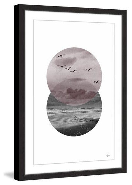 "Over the Sea" Framed Painting Print, 30"x45"