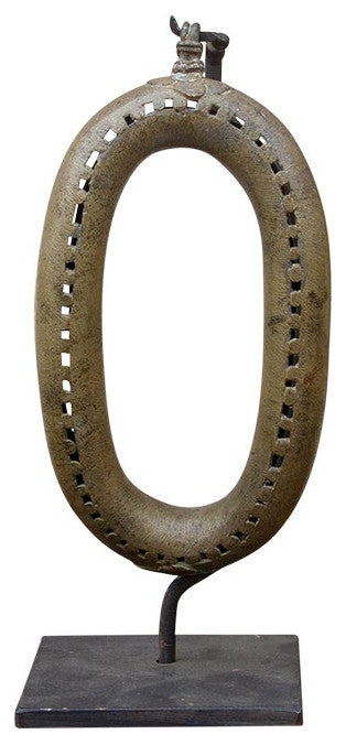 African Aged Bronze Tribal Anklet