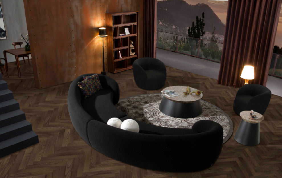 Modrest Molina Modern Black Accent Chair