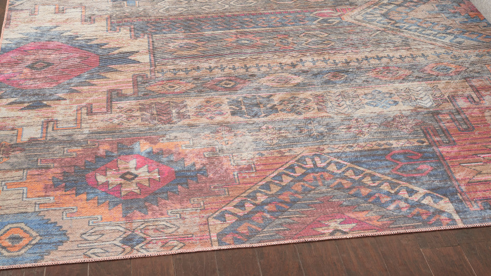 Nicole Curtis Nc Series 1 8' x 10' Multicolor Machine Washable Area Rugs