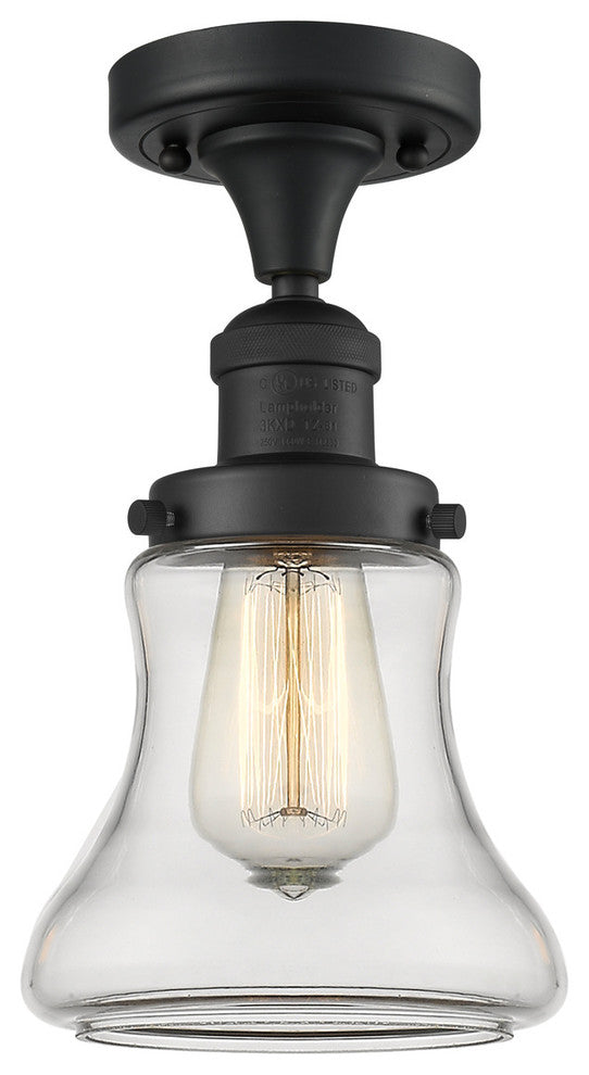 Innovations Lighting 517-1Ch-Bk-G192-Led 1 Light Dimmable Led Semi-Flush Mount