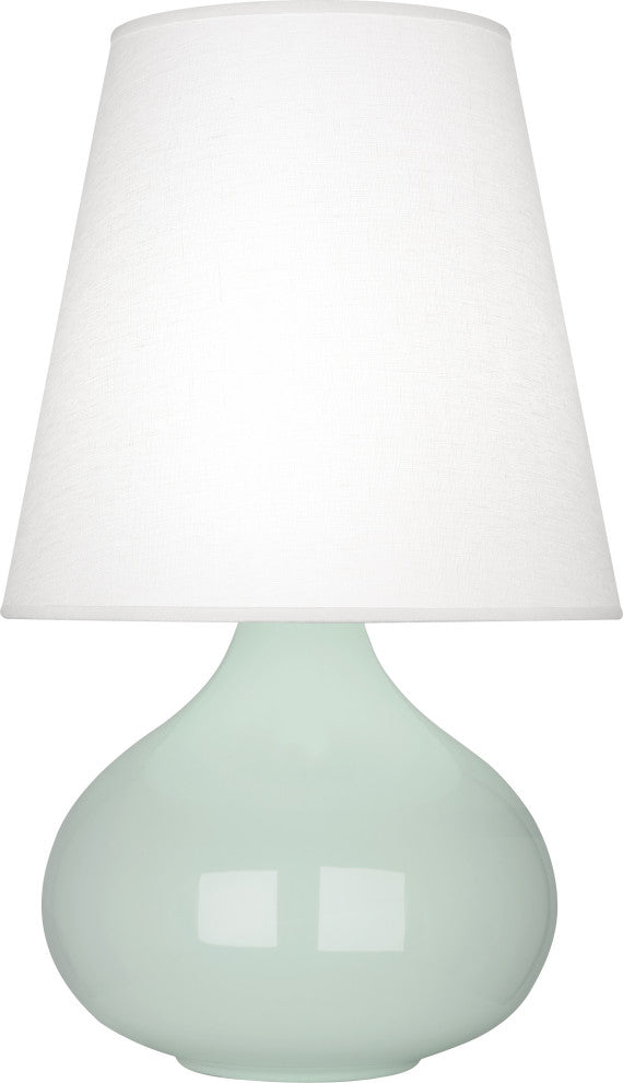 June Accent Lamp, Oyster, Celadon