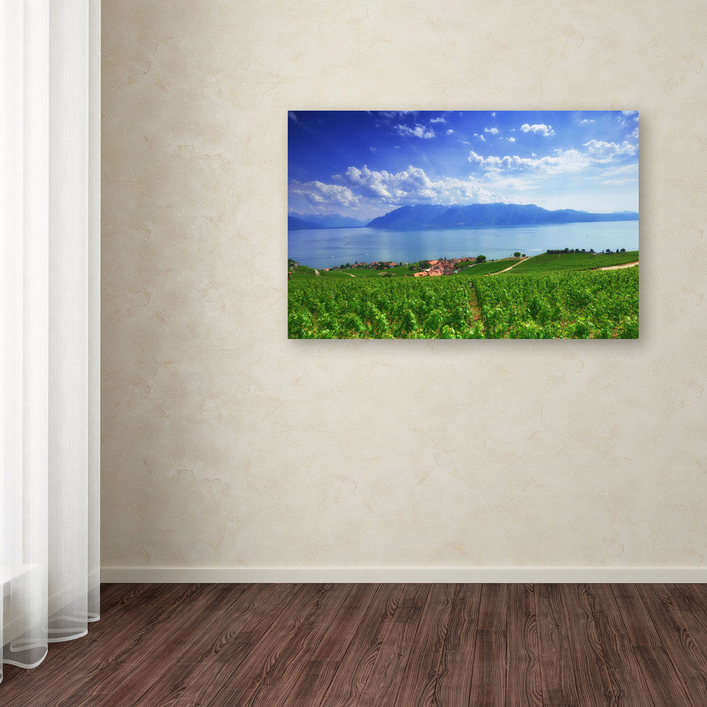 Leman Lake'' Canvas Art by Philippe Sainte-Laudy