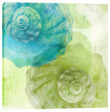 "Luminous Seashells 3" Giclee Canvas Wall Art, 12"x12"