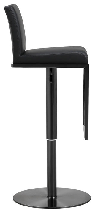 Amalfi Black on Black Steel Barstool