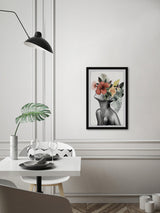 "Tropical Bloom" Framed Painting Print, 8"x12"