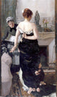 Alfred Roll Retour du Bal, Gallery Wrapped Canvas Print, 18"x27"