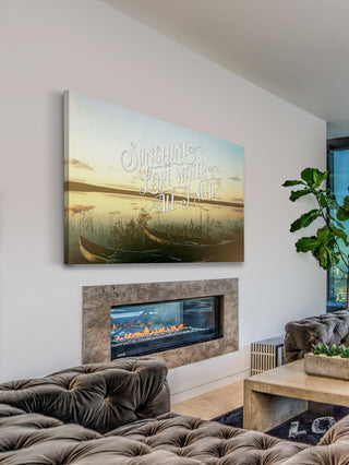"Sunshine" Painting Print on Wrapped Canvas